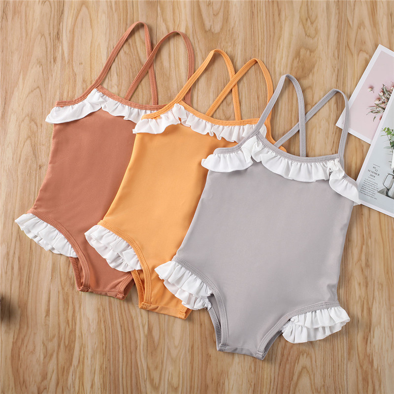 2020 m. vasaros bamblys, kūdikis, raukiniai, bodžiai, bikiniai, drabužiai nuo saulės, vienspalviai maudymosi kostiumėliai, maudymosi kostiumėliai, 1–6 m.