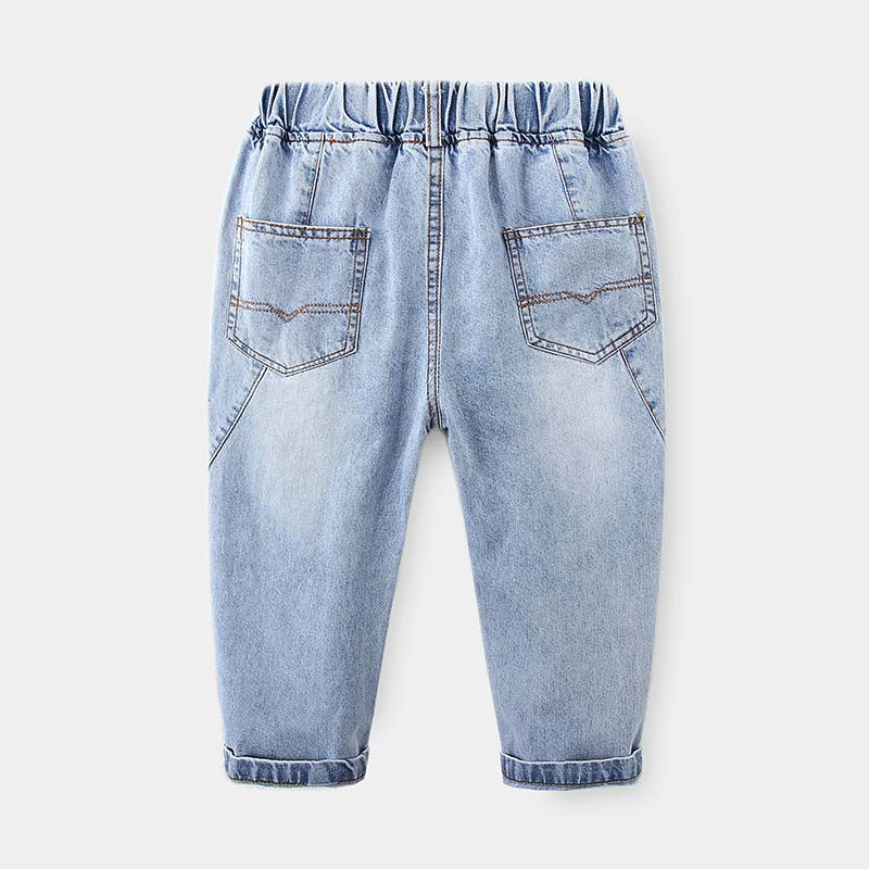 2023. Proljeće Jesen 2 3 4 5 6 8 10 godina Dječja odjeća Traperice Hlače Odgovarajuće elastične traper duge hlače za bebe, djecu, dječake