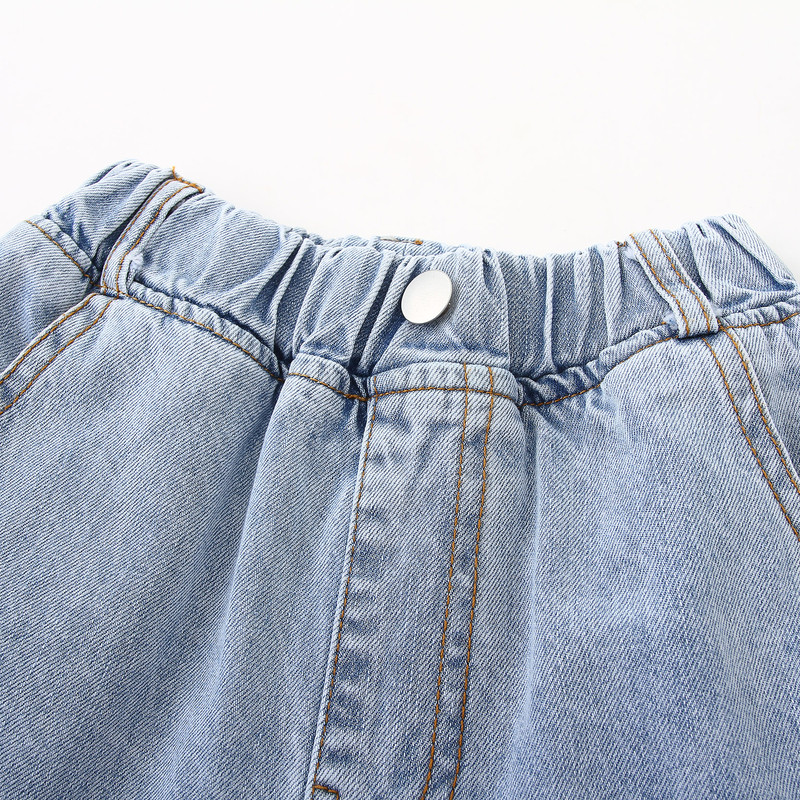 2023. Proljeće Jesen 2 3 4 5 6 8 10 godina Dječja odjeća Traperice Hlače Odgovarajuće elastične traper duge hlače za bebe, djecu, dječake