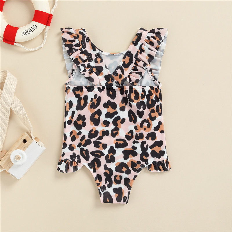 Modni dječji kupaći kostimi Kupaći kostim s uzorkom krafne/leoparda za djevojčice Ljetni bikini setovi 2022. Dječji kupaći kostimi Lijepi kupaći kostimi