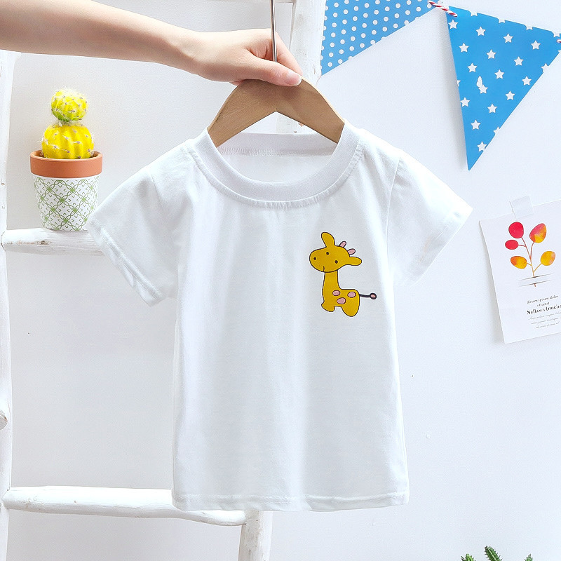 Ljetno odijelo kratkih rukava za dječake Odjeća Modna majica kratkih rukava za slatke dječake + dvodijelni komplet hlača iz crtića