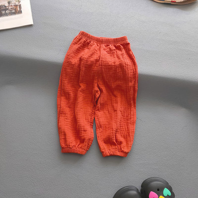 Dječja Odjeća Odijela Djevojčice Dječaci Jednobojne pamučne lanene majice i kompleti hlača Ljetni dječji ležerni dvodijelni kompleti za djevojčice Majice + hlače