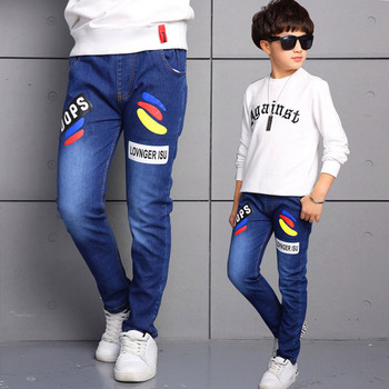 IENENS Παιδικά Αγόρια Τζιν Ανοιξιάτικα Ρούχα Παιδικά Τζιν Ένδυση Παντελόνι Baby Boy Casual Παντελόνι κάτω 4 5 6 7 8 9 10 11 ετών
