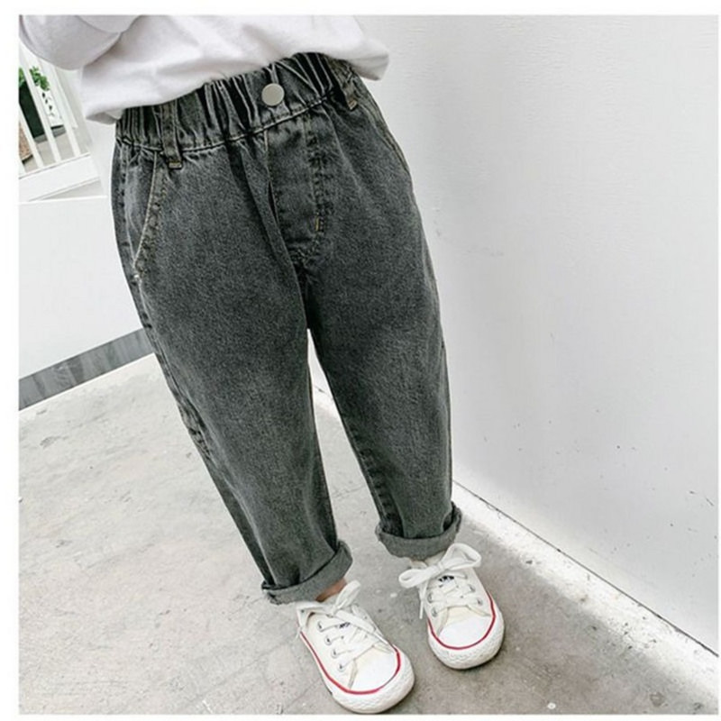 Traperice za malu djecu Traper hlače za male dječake Mekane traperice Dječja odjeća Dječje hlače iz crtića 2 3 4 5 6 godina Traperice s grafitima za dječake