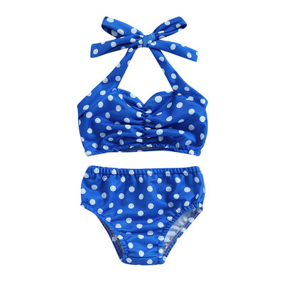 Ma&Baby 0-3Y Dojenčad, Djeca, Djevojčice, Kupaći kostim S printom na točkice, Ljetni kupaći kostimi za novorođenčad, Kupaći kostimi za plažu