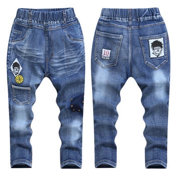 IENENS Kids Boys Jeans Пролетни дрехи Детски дънкови дрехи Дълги панталони Ежедневни панталони Baby Boy Светли цветни дънки Stertch