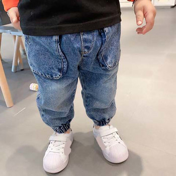 Αγόρια Παντελόνια Παιδικά Φθινοπωρινά Ανοιξιάτικα Ρούχα Παντελόνια Παιδικά Τζιν παντελόνια για Baby Boy Jeans νήπια μπλε