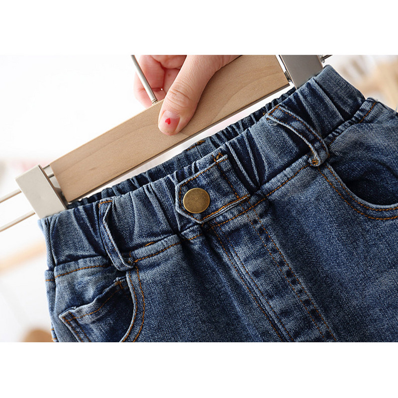 Μόδα Κινούμενα σχέδια Παιδικά Ρούχα Αγόρια Ελαστικά Τζιν Παντελόνι Βρεφικό Μικρό Κοριτσίστικο Τζιν Παντελόνι Παιδικά Ενδύματα Πάτο