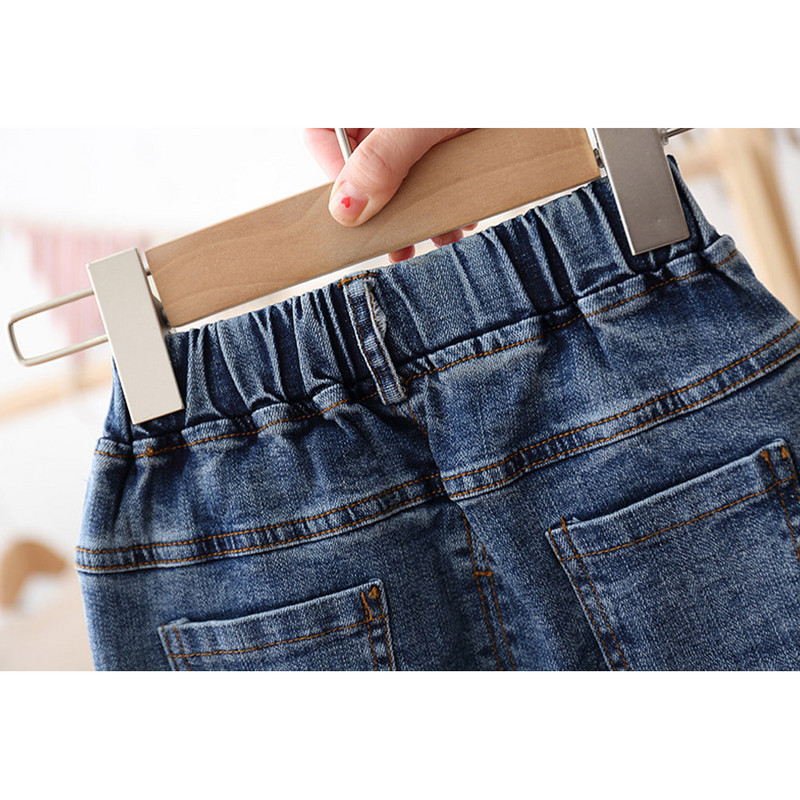 Μόδα Κινούμενα σχέδια Παιδικά Ρούχα Αγόρια Ελαστικά Τζιν Παντελόνι Βρεφικό Μικρό Κοριτσίστικο Τζιν Παντελόνι Παιδικά Ενδύματα Πάτο