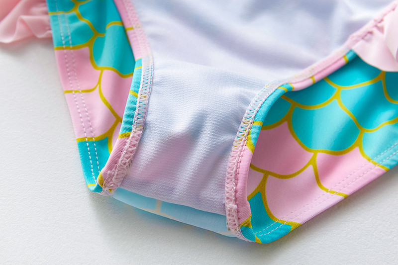 Mergaičių maudymosi kostiumėlis 2022 m. Naujas Mermaid dviejų dalių vaikiškas maudymosi kostiumėlis 3–12 metų mergaičių maudymosi kostiumėlis Mermaid mergaičių maudymosi kostiumėlis