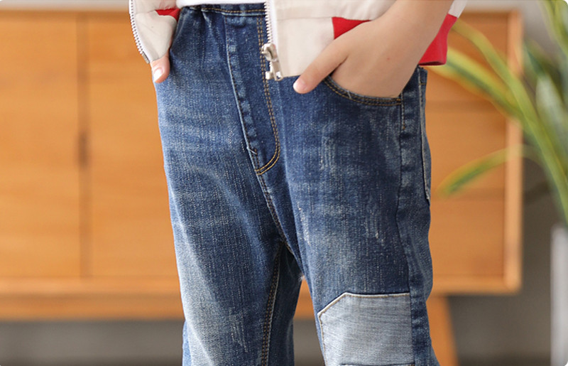 IENENS Traperice Hlače za dječake Odjeća 4 5 6 7 8 9 10 godina Dječja traper odjeća Hlače Djeca nose donji dio kaubojskog stila