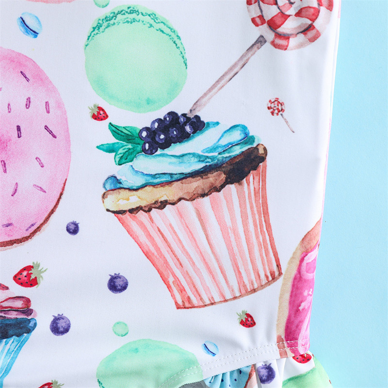 Ljetni kupaći kostim za malu djecu, jednodijelni kupaći kostim, kupaći kostim s digitalnim printom, kombinezon, kombinezon za plažu, kupaći kostim