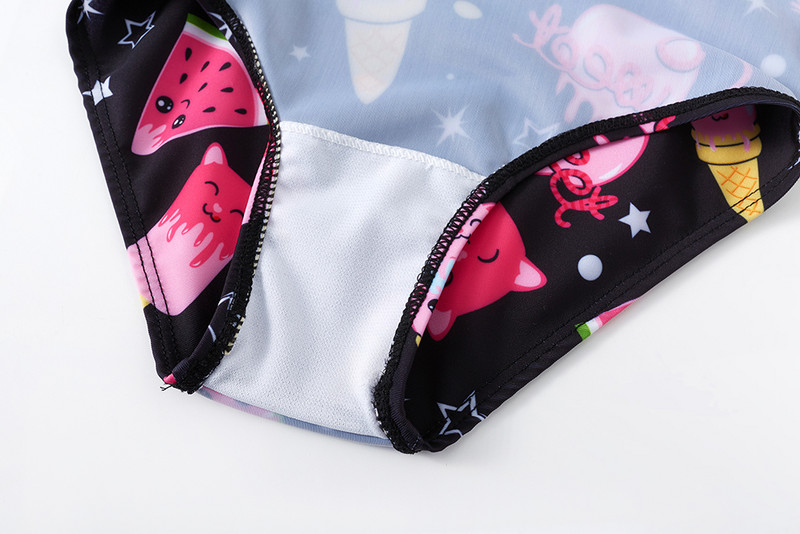 2-10 éves kisgyermek baba lányok fürdőruha Aranyos fagylalt lányok fürdőruha egy darab Gyermek fürdőruha Lányok úszóruha Strandruha