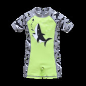 Honeyzone Dječji kupaći kostim za dječake Jednodijelni dječji kupaći kostim s UV zaštitom Kupaći kostim za kupanje s printom morskog psa za djecu