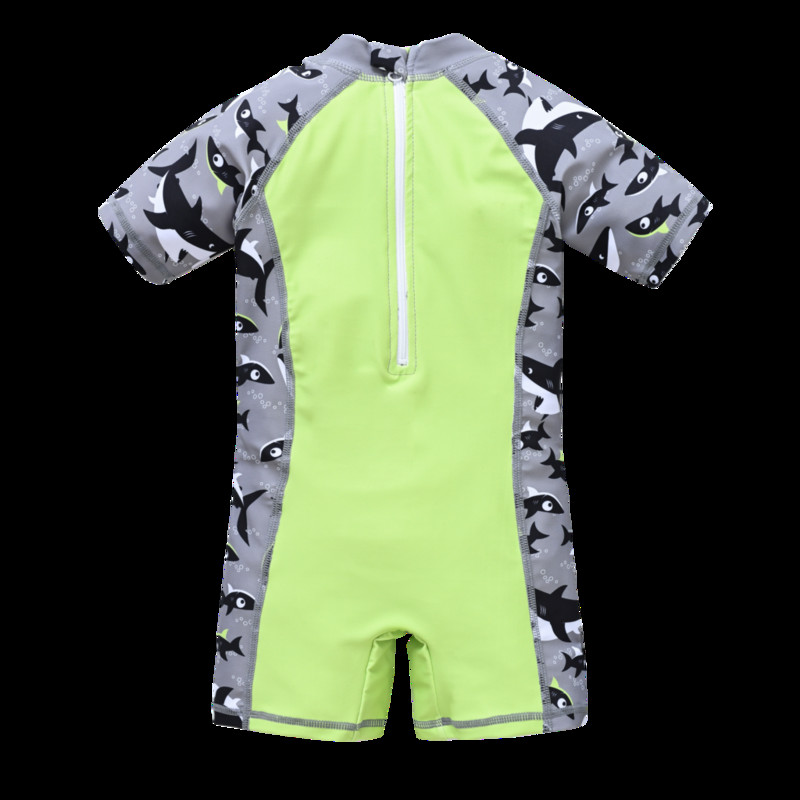 Honeyzone Dječji kupaći kostim za dječake Jednodijelni dječji kupaći kostim s UV zaštitom Kupaći kostim za kupanje s printom morskog psa za djecu