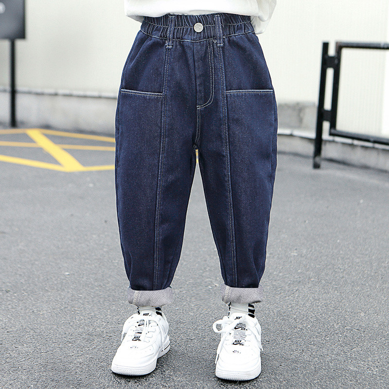 IENENS Jean odjeća za dječake 4-11 godina, uske ravne traperice, dječja, dječja traper odjeća, hlače, donji dio hlača za dječake