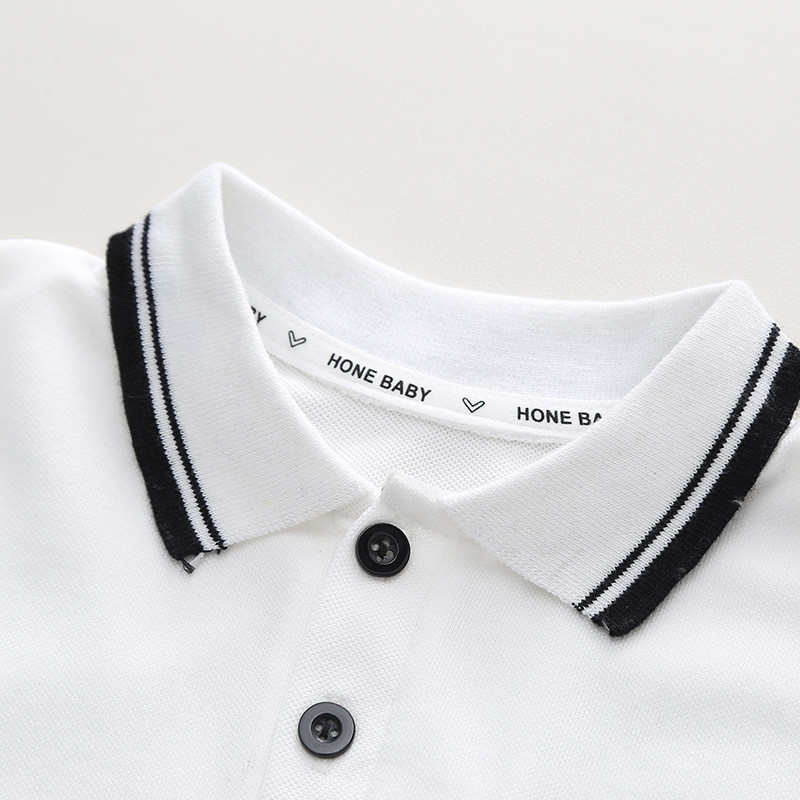 Nyári új fiúk öltöny gyermek hajtóka rövid ujjú ruhák nadrágok 2 részes készletek fiú ruhák