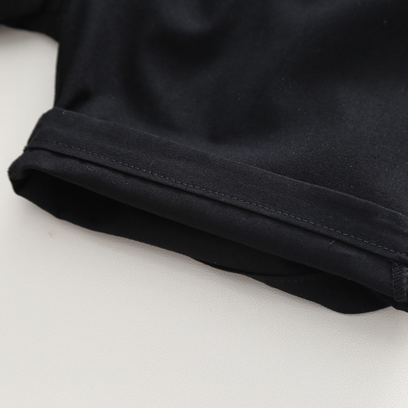 Nyári új fiúk öltöny gyermek hajtóka rövid ujjú ruhák nadrágok 2 részes készletek fiú ruhák