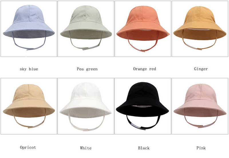 0-8 godina Šešir za bebe Ljeto Jesen Panama Dječji šešir za sunčanje na otvorenom Ribarski šešir Dodaci za plažu Dječji šešir s kantom Kapa za djevojčice i dječake