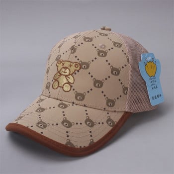 2022 Лятна детска шапка за момче и момиче Сладка анимационна бейзболна шапка Snapback Пролетна бебешка мода Хип-хоп шапка Слънчева шапка за 3 до 10 години