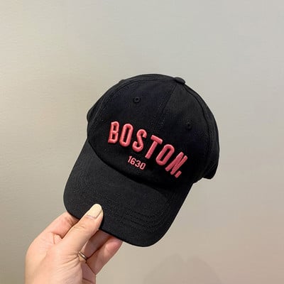 Koreai betűkkel hímzett baseballsapka gyerekeknek fiúknak lányoknak nyári állítható hip-hop napsapka gyerekeknek Snapback sapkák Gorras кепка