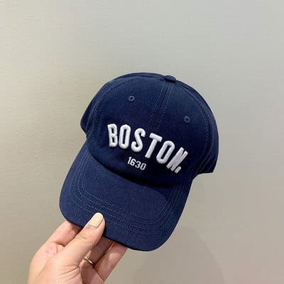 Koreai betűkkel hímzett baseballsapka gyerekeknek fiúknak lányoknak nyári állítható hip-hop napsapka gyerekeknek Snapback sapkák Gorras кепка