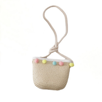 Vaikų mergaičių vasaros mada Vaikų kremas nuo saulės Kepurė nuo saulės šiaudinis skrybėlių krepšys mergaitėms Šauni kepurė Mergaitei Mieli kvėpuojantys kūdikių aksesuarai