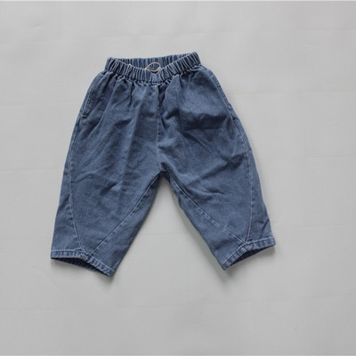 Nove jesenske traper hlače za dječake u korejskom stilu Jednobojne dječje traperice Dječje ležerne hlače