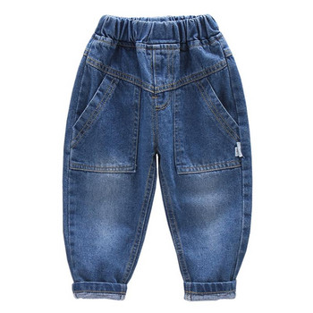 2020 Нови дънки за момчета Пачуърк Дънки за момче Детски триизмерни джобни детски дънки Пролет Есен Дънки Панталони за момчета 2-7 години
