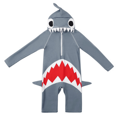 Dječji jednodijelni kupaći kostim sa šeširom Rash Guard odijelo Jednodijelni kupaći kostim za bebe/malu djecu Dječaci Jednodijelni kupaći kostim Kupaći kostim za dječake