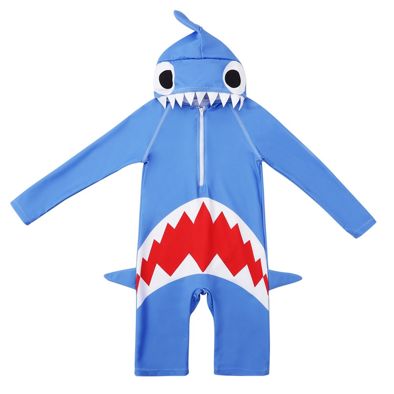 Dječji jednodijelni kupaći kostim sa šeširom Rash Guard odijelo Jednodijelni kupaći kostim za bebe/malu djecu Dječaci Jednodijelni kupaći kostim Kupaći kostim za dječake