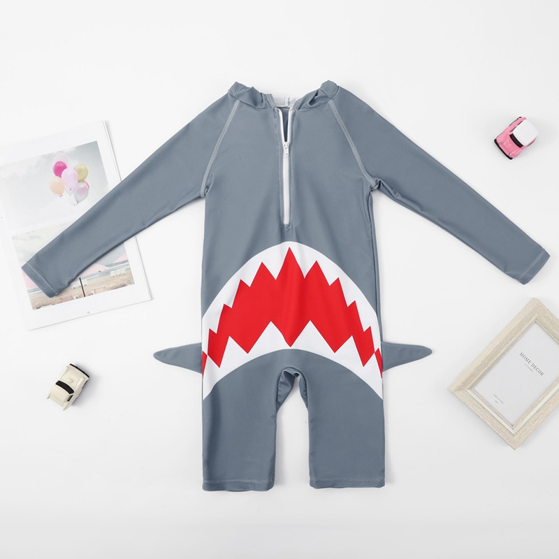 Dječji jednodijelni kupaći kostim sa šeširom Rash Guard odijelo Jednodijelni kupaći kostim za bebe/malu djecu Dječaci Jednodijelni kupaći kostim Kupaći kostim za dječake