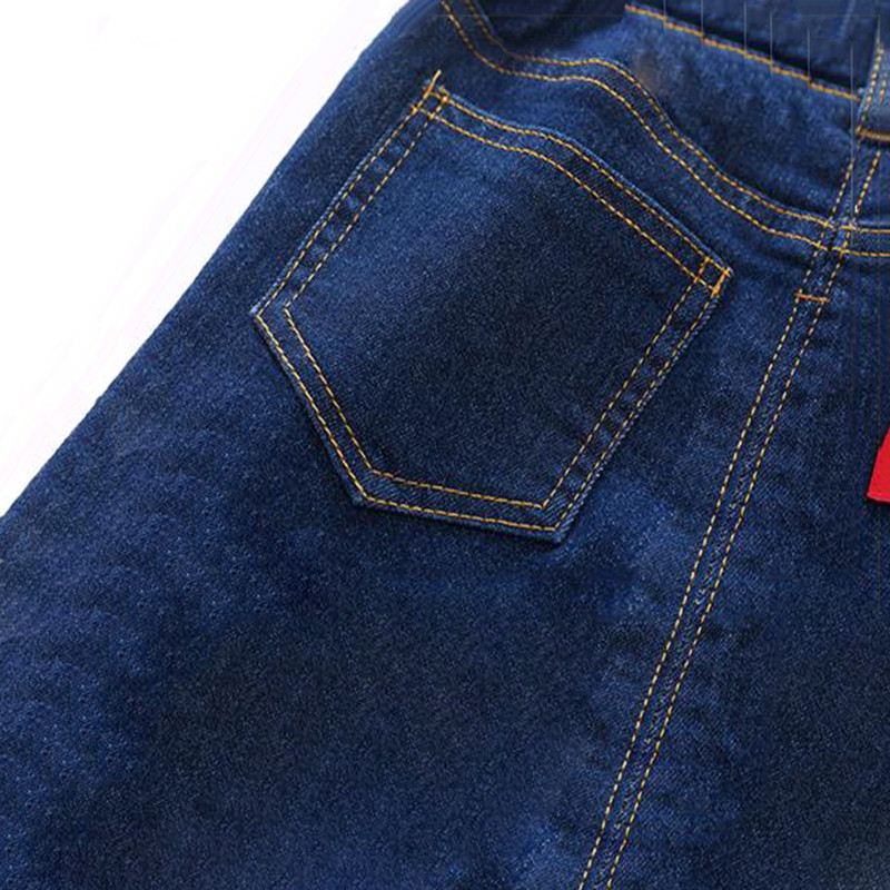 Zēniem Džinsi Bikses Bērni Slim-Fit elastīgas garās bikses Vienkrāsainas ikdienas bikses zīdaiņu apģērbam no 2 līdz 10 gadiem