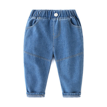 2-8Y Kids Boys Jeans Μακρύ Παντελόνι Παιδικό Τζιν Παντελόνι Άνοιξη Φθινοπωρινό Ελαστική Μέση Jean Pant Βρεφικά ρούχα για αγόρι