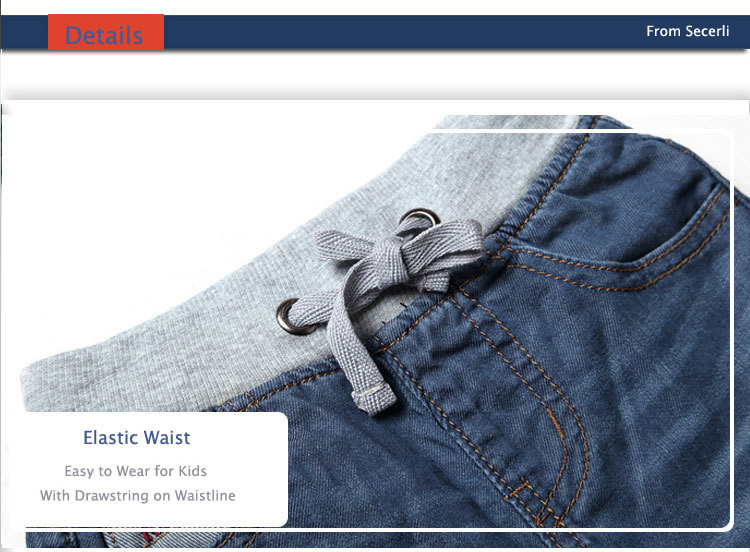 Dječje traper kratke hlače za dječake od 2 do 13 godina, ljetne ležerne dječje traperice za dječake, pamučne prozračne mekane hlače za dječake