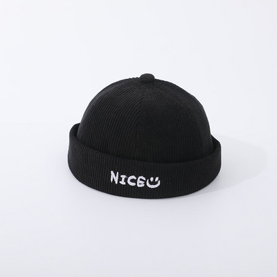 F065 1-3 χρονών Παιδιά Καπέλο Ιδιοκτήτης Αγόρια Κορίτσια Μπόνε Ρετρό Γράμμα Καπέλο χωρίς γείσο Κέντημα Μασίφ Παιδιά Θόλος Πεπόνι Καπέλο Beanie