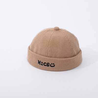 F065 1-3 χρονών Παιδιά Καπέλο Ιδιοκτήτης Αγόρια Κορίτσια Μπόνε Ρετρό Γράμμα Καπέλο χωρίς γείσο Κέντημα Μασίφ Παιδιά Θόλος Πεπόνι Καπέλο Beanie