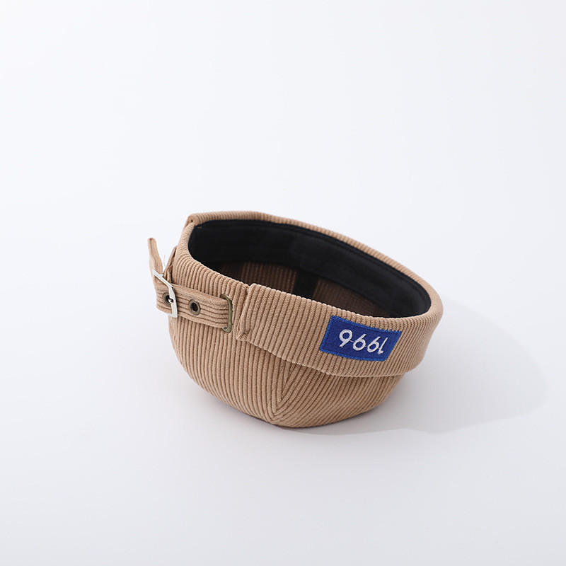 F065 1-3 χρονών Παιδιά Καπέλο Ιδιοκτήτης Αγόρια Κορίτσια Μπόνε Ρετρό Γράμμα Καπέλο χωρίς γείσο Κέντημα Μασίφ Παιδιά Θόλος Πεπόνι Καπέλο Beanie