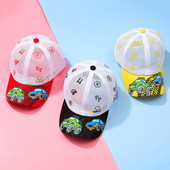 Animacinių filmų automobilinė beisbolo kepurė vaikams pavasario vasara kūdikių kepurė Kvėpuojanti lauko paplūdimio kepurė mergaitėms berniukams