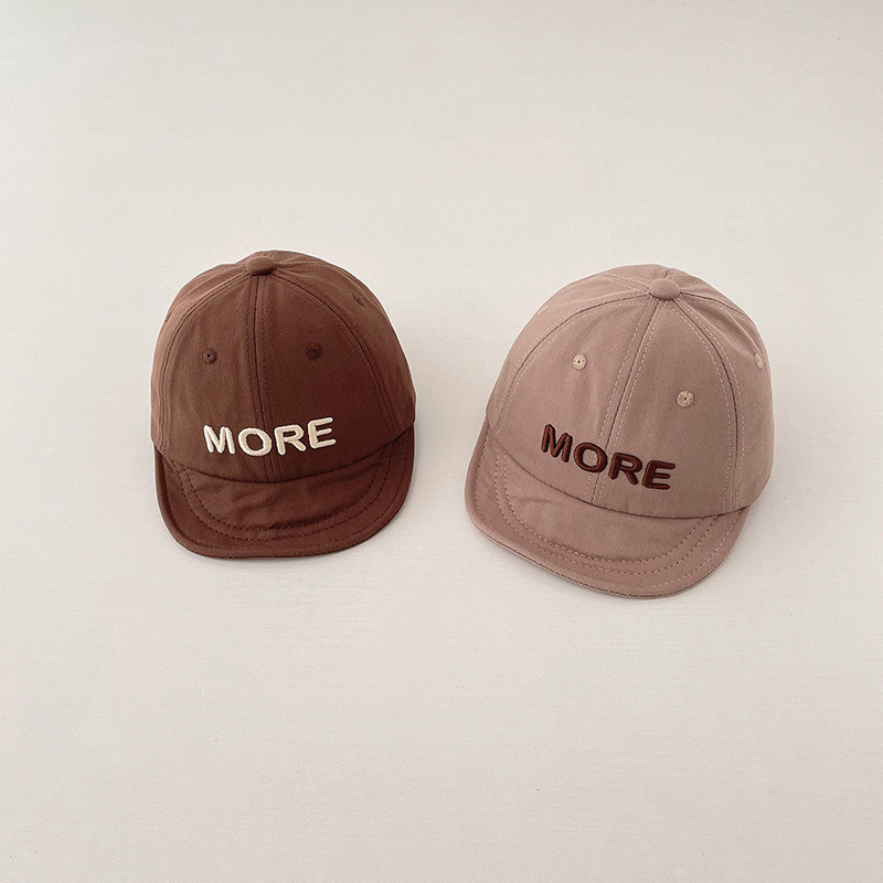 Καλοκαίρι Περισσότερα γράμματα Μαλακό γείσο για μωρό καπέλο για βρέφη Σλιπ Bebe καπέλο μπέιζμπολ για βρέφη