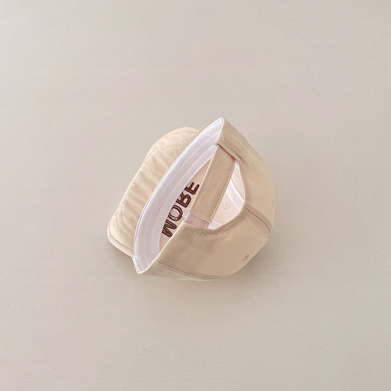 Καλοκαίρι Περισσότερα γράμματα Μαλακό γείσο για μωρό καπέλο για βρέφη Σλιπ Bebe καπέλο μπέιζμπολ για βρέφη