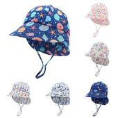 Dječji šešir s kantom za dječake Djevojčice Brzo sušeći dječji šal za plažu Dječji šešir sa širokim obodom UV zaštita Vanjski Panama Ljetne kape za sunčanje