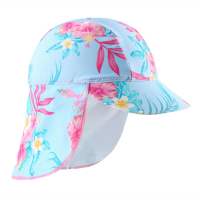 Καπέλο κολύμβησης για αγόρια για κορίτσια Καλοκαίρι παιδικό καπέλο για αντηλιακό κάλυμμα αυτιού εξωτερικού λαιμού Αντι υπεριώδη προστασία Καπέλα παραλίας για την πισίνα