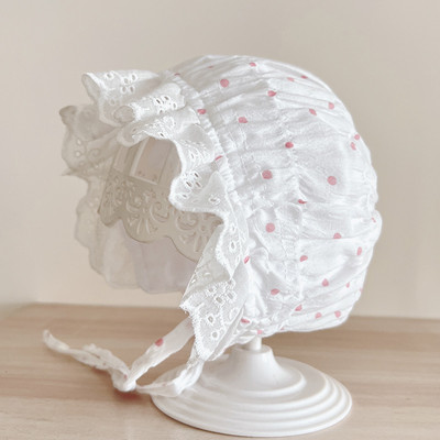 Ljetni šešir od čipke i cvijeta za bebu, princeza, djevojčica, dojenčad, meka kapa s šeširom, šeširi za malu djecu, šeširi za sunčanje, rekviziti za fotografiranje novorođenčeta