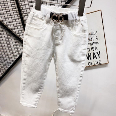 Dječje, dječačke traper hlače, proljeće i jesen, mekane dječje pamučne traper hlače s elastičnim strukom za dječake 30