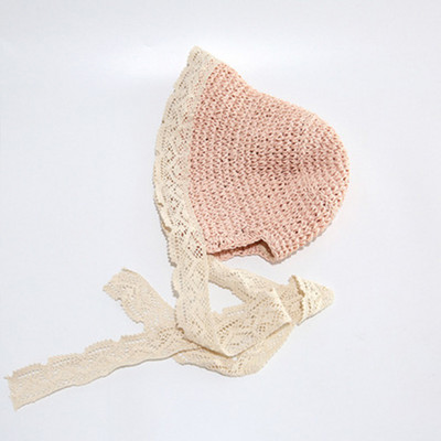 Slamkati čipkani slamnati šešir za djevojčice Ljetna mašna Za djevojčice Dječaci Kapa za sunčanje Širokog oboda Zaštita od sunca Dječji ribarski šešir Panama kape za plažu