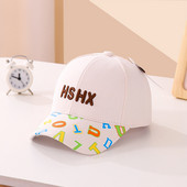Dječja beba, djevojčice, dječaci, kapa sa šiltom, bejzbol šešir s crtićima i slovima, šešir za zaštitu od sunca.