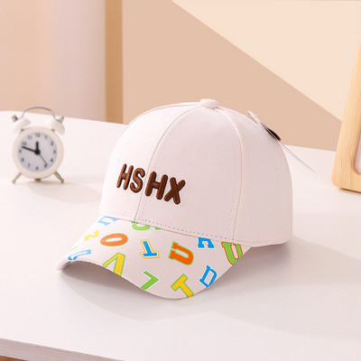 Dječja beba, djevojčice, dječaci, kapa sa šiltom, bejzbol šešir s crtićima i slovima, šešir za zaštitu od sunca.