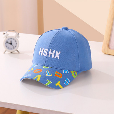 Dječja beba, djevojčice, dječaci, kapa sa šiltom, bejzbol šešir s crtićima i slovima, šešir za zaštitu od sunca.