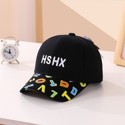 Dječja beba, djevojčice, dječaci, kapa sa šiltom, bejzbol šešir s crtićima i slovima, šešir za zaštitu od sunca.